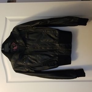 Black Faux Leather Jacket